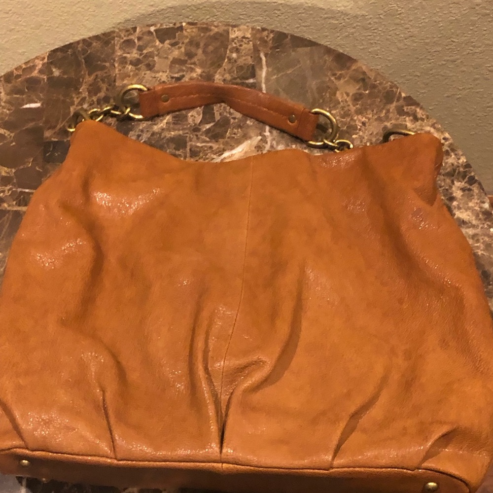 Nordstrom Genuine Leather Brown Bag - Picture 1 of 3